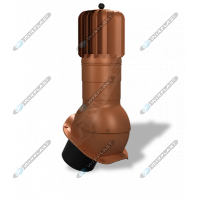 T04-Al-L Kanalizačné odvetranie WIROVENT PRO DN 150 mm s gravitačným ventilátorom