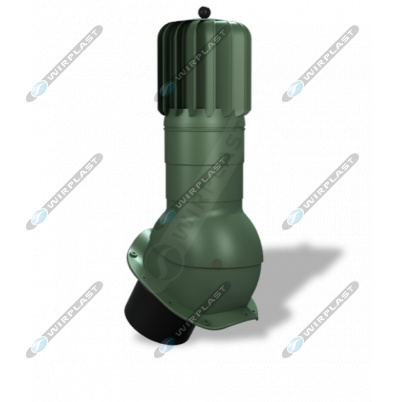 T04-Al-L Kanalizačné odvetranie WIROVENT PRO DN 150 mm s gravitačným ventilátorom