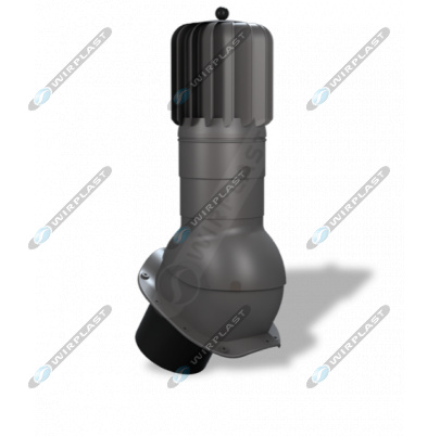 T04-Al-L Kanalizačné odvetranie WIROVENT PRO DN 150 mm s gravitačným ventilátorom