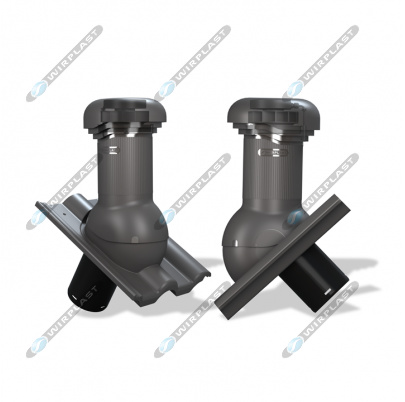 W 19S+ Kanalizačné odvetranie Wirovent PRO s odvodom kondenzátu a s ventilátorom DN 125 mm